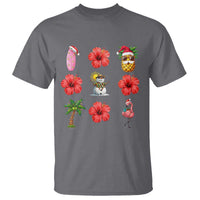 Christmas In July T Shirt Tropical Summer Beach Party Graphic