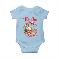 Funny Christmas In July Goose Baby Onesie Tropical Summer Beach Party