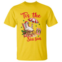 Funny Christmas In July Goose T Shirt Tropical Summer Beach Party