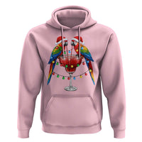 Christmas In July Parrots Hoodie Summer Beach Party Gift