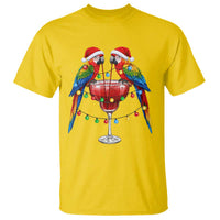 Christmas In July Parrots T Shirt Summer Beach Party Gift