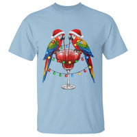 Christmas In July Parrots T Shirt Summer Beach Party Gift