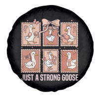 Funny Endometrial Cancer Warrior Goose Spare Tire Cover Just A Strong Goose