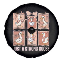 Funny Endometrial Cancer Warrior Goose Spare Tire Cover Just A Strong Goose