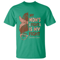 Endometrial Cancer Support T Shirt My Moms Fight My Fight