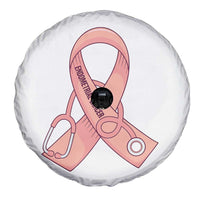 Endometrial Cancer Healthcare Warrior Spare Tire Cover Peach Stethoscope Nurse