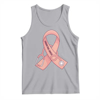 Endometrial Cancer Healthcare Warrior Tank Top Peach Stethoscope Nurse