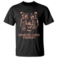 Endometrial Cancer Warrior Tiger T Shirt Strength Courage Hope