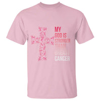 My God Is Stronger Than Breast Cancer Survivor Hope Gift T Shirt
