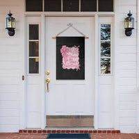 My God Is Stronger Than Breast Cancer Garden Flag Christian Support Gift
