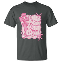 My God Is Stronger Than Breast Cancer T Shirt Christian Support Gift