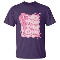 My God Is Stronger Than Breast Cancer T Shirt Christian Support Gift