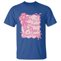 My God Is Stronger Than Breast Cancer T Shirt Christian Support Gift