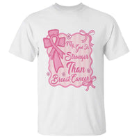 My God Is Stronger Than Breast Cancer T Shirt Christian Support Gift
