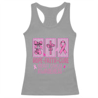 Hope Faith Cure Breast Cancer Awareness Racerback Tank Top Pink Ribbon Survivor Support Gift