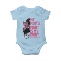 Breast Cancer Support Baby Onesie My Moms Fight My Fight