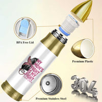 Breast Cancer Support Bullet Tumbler My Moms Fight My Fight