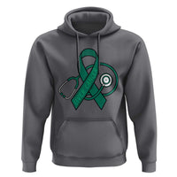 Liver Cancer Strong Nurse Warrior Hoodie Stethoscope Healthcare Support Gift