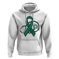 Liver Cancer Strong Nurse Warrior Hoodie Stethoscope Healthcare Support Gift