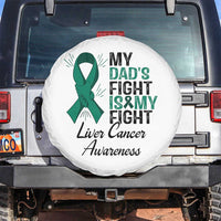 Liver Cancer Support Warrior Gift Spare Tire Cover My Dad Fight My Fight