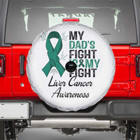 Liver Cancer Support Warrior Gift Spare Tire Cover My Dad Fight My Fight