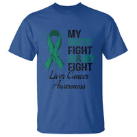 Liver Cancer Support Warrior Gift T Shirt My Dad Fight My Fight