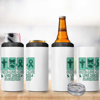 Faith Love And Cure Liver Cancer Awareness 4 in 1 Can Cooler Tumbler Hope Survivor Support