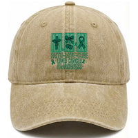 Faith Love And Cure Liver Cancer Awareness Washed Cotton Baseball Cap Hope Survivor Support