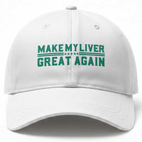 Make My Liver Great Again Baseball Cap Liver Cancer Support Gift
