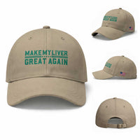 Make My Liver Great Again Baseball Cap Liver Cancer Support Gift