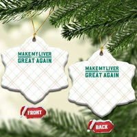 Make My Liver Great Again Ceramic Ornament Liver Cancer Support Gift