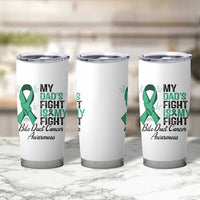 Cholangiocarcinoma Support Warrior Gift Tumbler Cup My Dad Fight My Fight