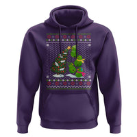 Christmas Snowman Squad Hoodie Funny Holiday Snowmen With Xmas Tree - Wonder Print Shop