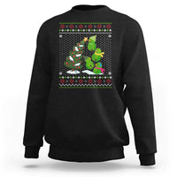 Christmas Snowman Squad Sweatshirt Funny Holiday Snowmen With Xmas Tree - Wonder Print Shop