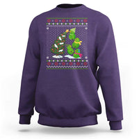 Christmas Snowman Squad Sweatshirt Funny Holiday Snowmen With Xmas Tree - Wonder Print Shop