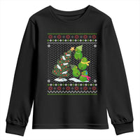 Christmas Snowman Squad Youth Sweatshirt Funny Holiday Snowmen With Xmas Tree - Wonder Print Shop