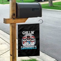 Christmas Snowman Garden Flag Chillin With My Snowmies Christmas Snowman - Wonder Print Shop