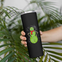 Christmas Snowman Skinny Tumbler Funny Angry Snowmen