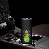 Christmas Snowman Skinny Tumbler Funny Angry Snowmen