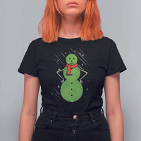 Christmas Snowman T Shirt For Women Funny Angry Snowmen - Wonder Print Shop