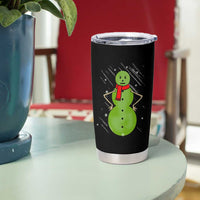 Christmas Snowman Tumbler Cup Funny Angry Snowmen