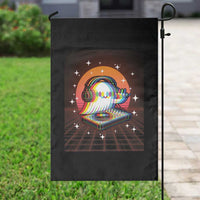 Halloween Ghost Garden Flag Funny Trippy Vaporwave DJ Music Party - Wonder Print Shop