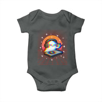 Halloween Ghost Baby Onesie Funny Trippy Vaporwave DJ Music Party - Wonder Print Shop