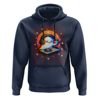 Halloween Ghost Hoodie Funny Trippy Vaporwave DJ Music Party - Wonder Print Shop