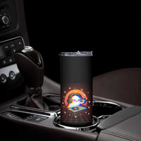 Halloween Ghost Skinny Tumbler Funny Trippy Vaporwave DJ Music Party