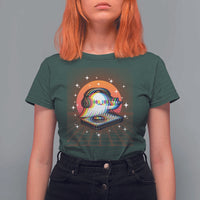 Halloween Ghost T Shirt For Women Funny Trippy Vaporwave DJ Music Party - Wonder Print Shop