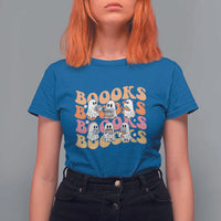 Bookish Ghost Halloween T Shirt For Women Funny Book Lover And Spooky Squad - Wonder Print Shop