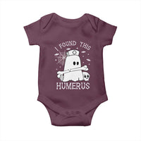 Cute Halloween Nurse I Found This Humerus Ghost Bone Pun Baby Onesie - Wonder Print Shop