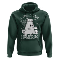 Cute Halloween Nurse I Found This Humerus Ghost Bone Pun Hoodie - Wonder Print Shop