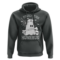 Cute Halloween Nurse I Found This Humerus Ghost Bone Pun Hoodie - Wonder Print Shop